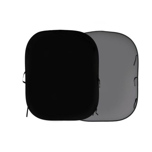 Manfrotto egyszínű összeh.háttér 1.8x2.15m fekete/középszürk (LL LB56GB)