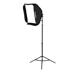   Godox Softbox Szett Rendszervakuhoz (60x60cm-es softbox - S2 tartó - 2,4m állvány)