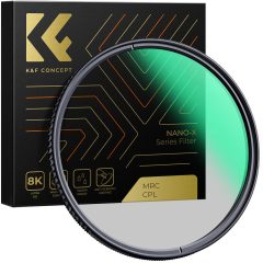   K&F Concept NANO-X series, B270, HD, CPL szűrő, vízlepergető, karcálló, 77mm (KF-01-973V1)