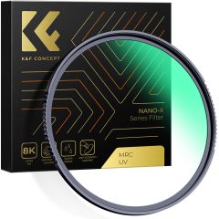   K&F Concept NANO-X series, B270, HD, MCUV szűrő, vízlepergető, karcálló, 58mm (KF-01-967)