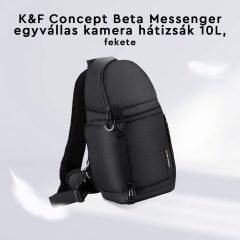   K&F Concept Beta Messenger egyvállas kamera hátizsák 10L, fekete (KF-13-141)