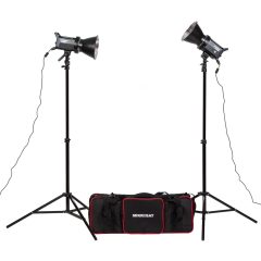   Godox LA150Bi Dupla LED Lámpa Szett, reflektorral, hordtáskában