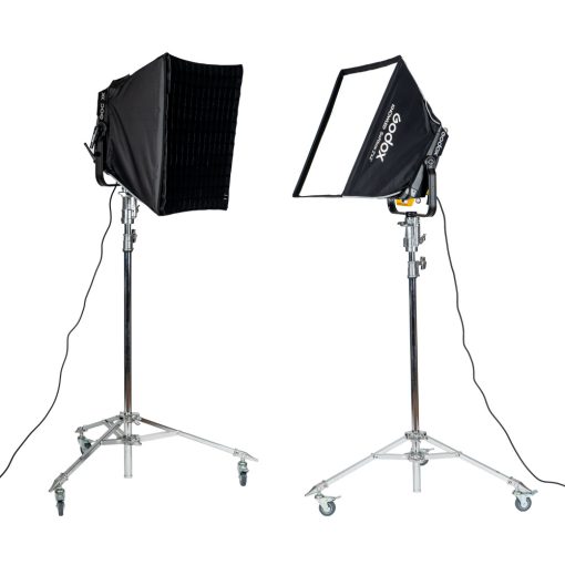 GODOX KNOWLED P600BI DUPLA LED PANEL Softbox szett (2x600W)