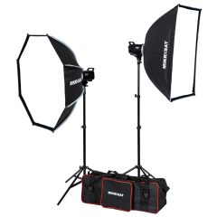   Godox MS300II-V Dupla Vakuszett Mikrosat Click Softboxal (2 x 300Ws)