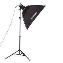   Godox LA150Bi LED Lámpa Szett, Mikrosat 4Click 60x90cm softboxal