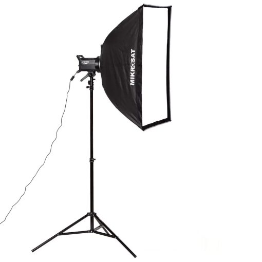 Godox LA200Bi Color LED Lámpa Szett, Mikrosat 4click 60x90cm softboxal