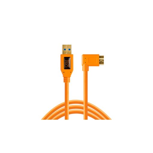 TETHER TOOLS TetherPro USB 3.0. > Micro-B 5pin 4.6m narancs (CU61RT15)