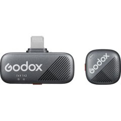   Godox Cube-S LT  Wireless - Vezeték nélküli MikrofonLightning csatlakozás, IOS mobilokhoz (2.4 GHz)